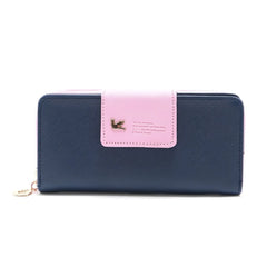 Water Proof Wallet Long Handbag Zip Clutch for Women