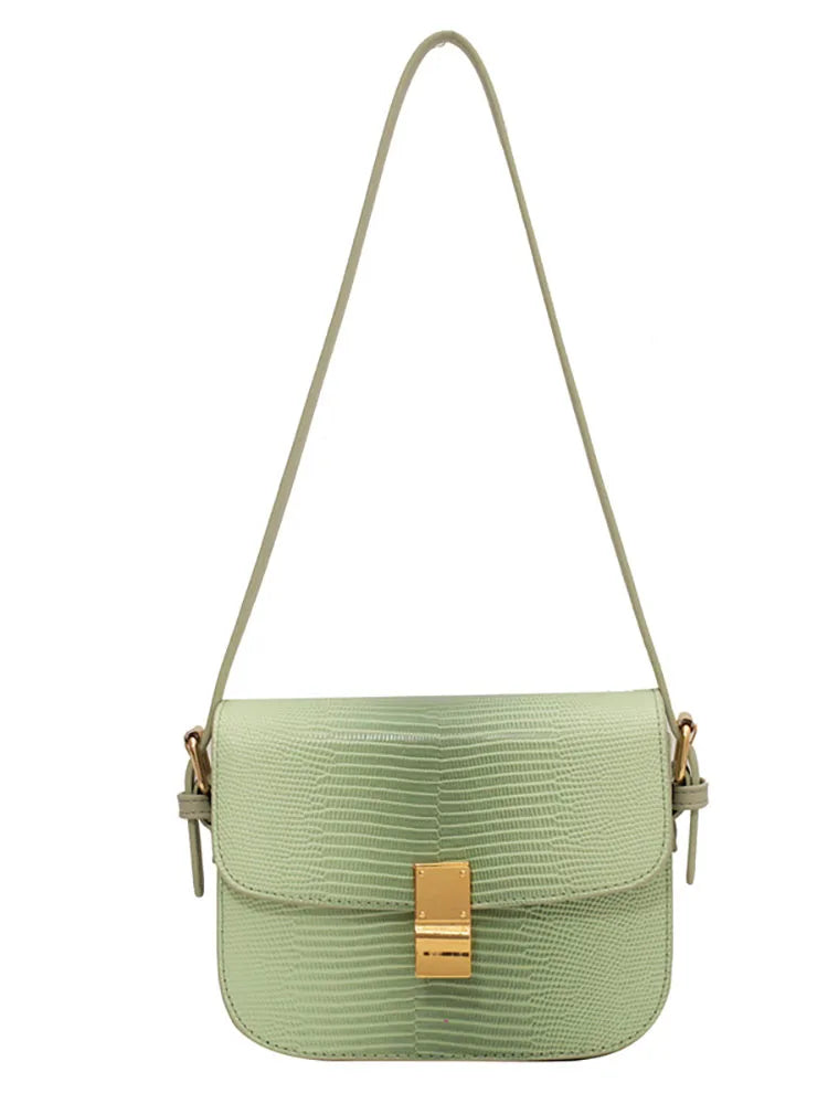 Water Ripples Crossbody Bag Summer Pu Leather Women's Shoulder Bag