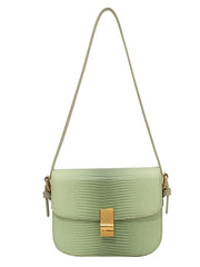 Water Ripples Crossbody Bag Summer Pu Leather Women's Shoulder Bag