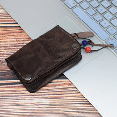 Vintage Leather Key Bag Keychain Wallet Purse