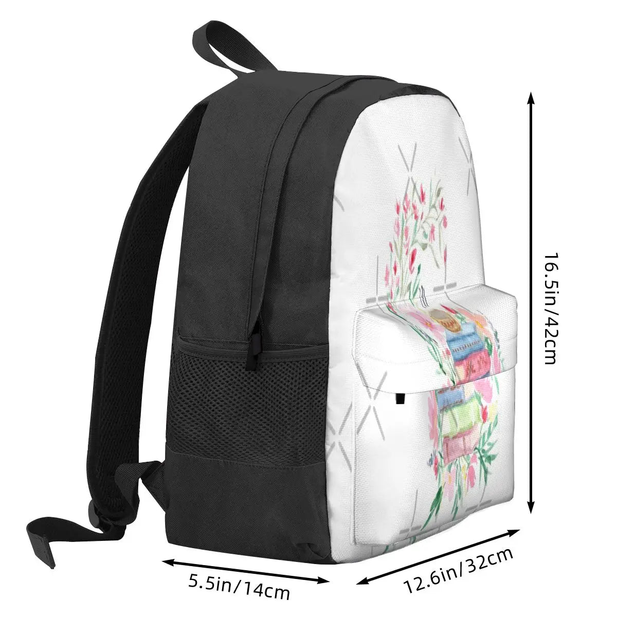 Floral Watercolor Backpack