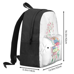 Floral Watercolor Backpack