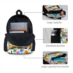 Watercolor Dinosaur Road Crew Backpacks Men's Backpacks Bags For Women