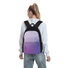 Watercolor Purple Backpacks Men's Backpacks Bags For Women School Bag