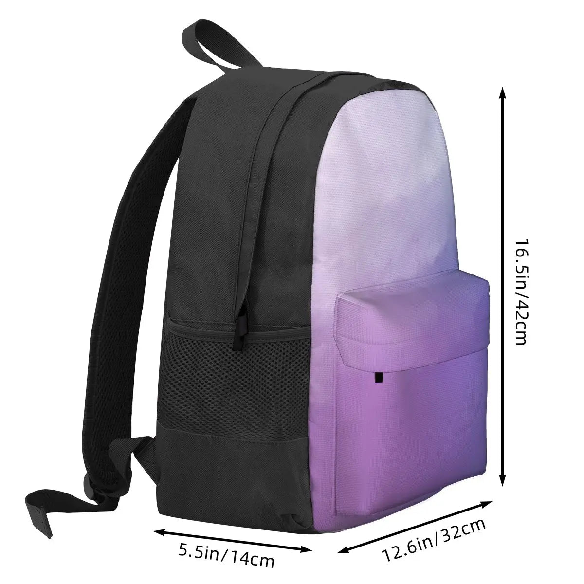 Watercolor Purple Backpacks Men's Backpacks Bags For Women School Bag