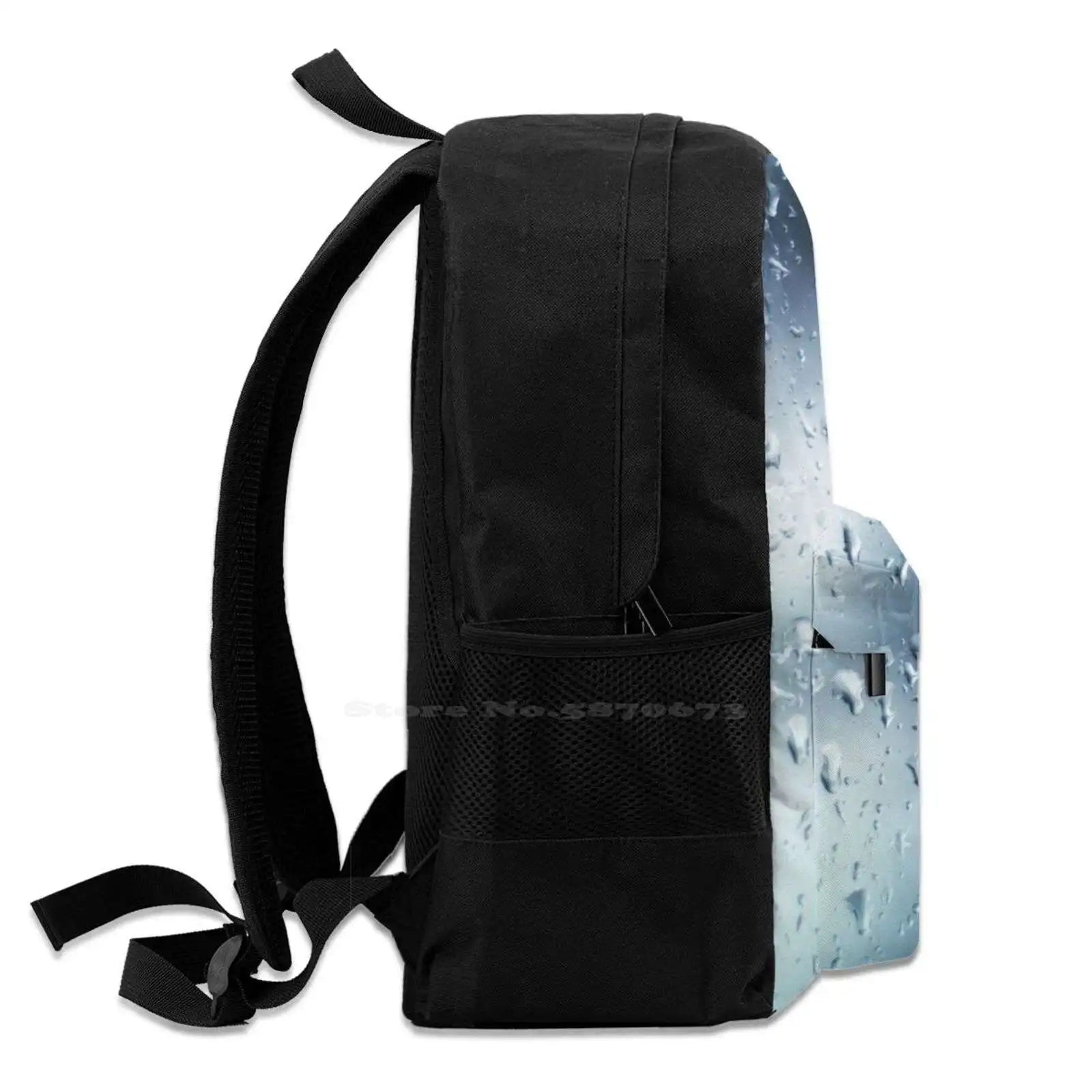 Waterdrops Large Capacity Backpack Laptop Travel Bags