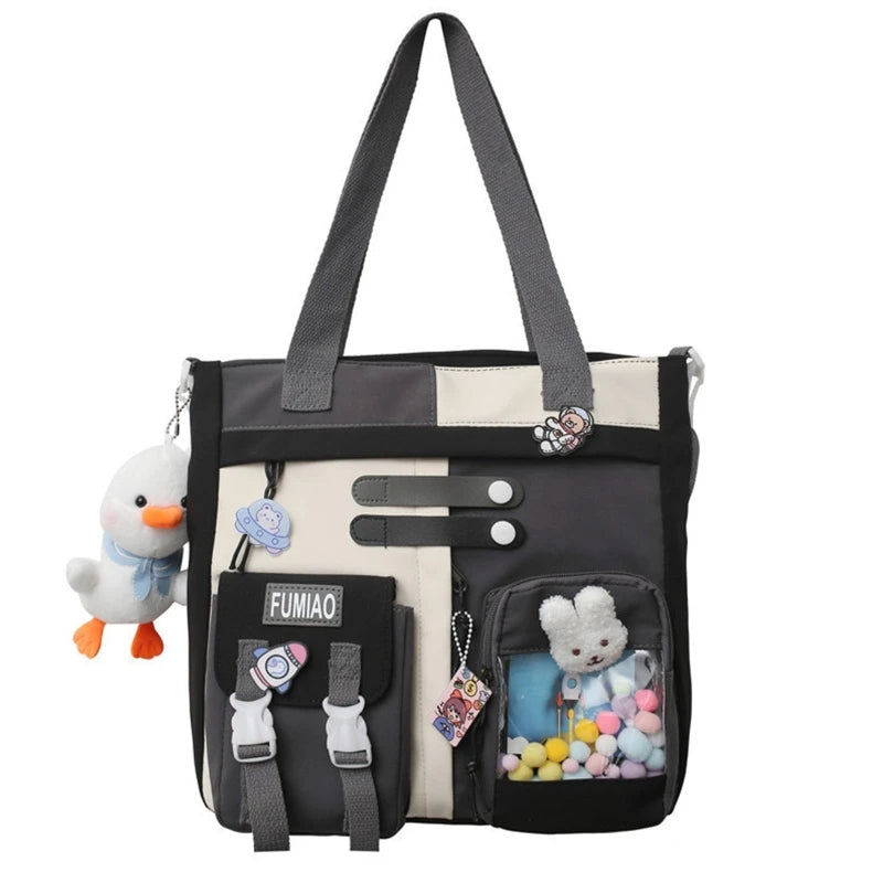 Waterproof Backpack College Vintage Travel Bag for Women