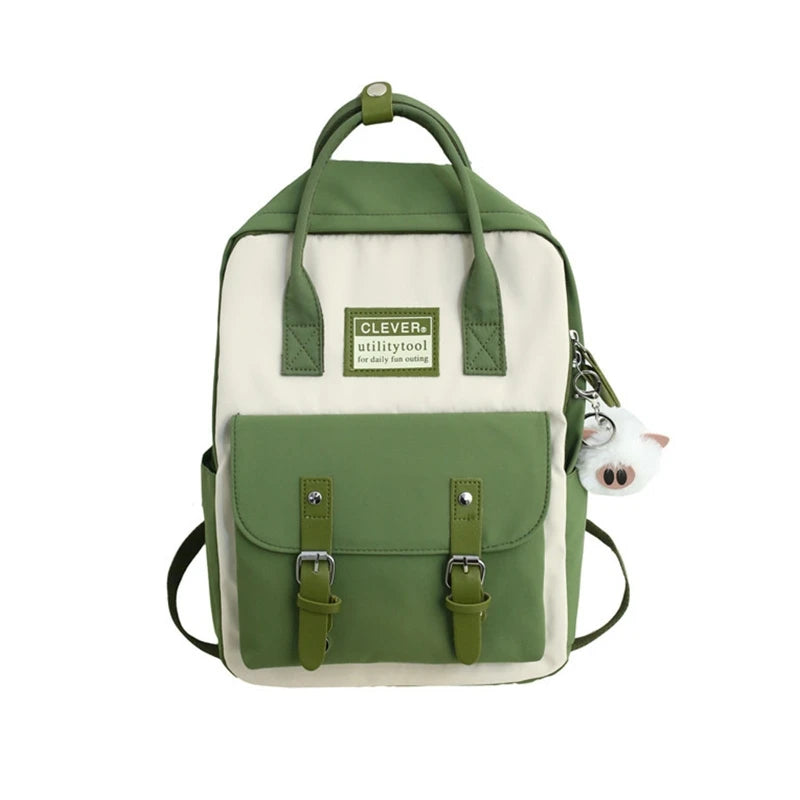 Waterproof Vintage Backpack for Women College Travel Daypack