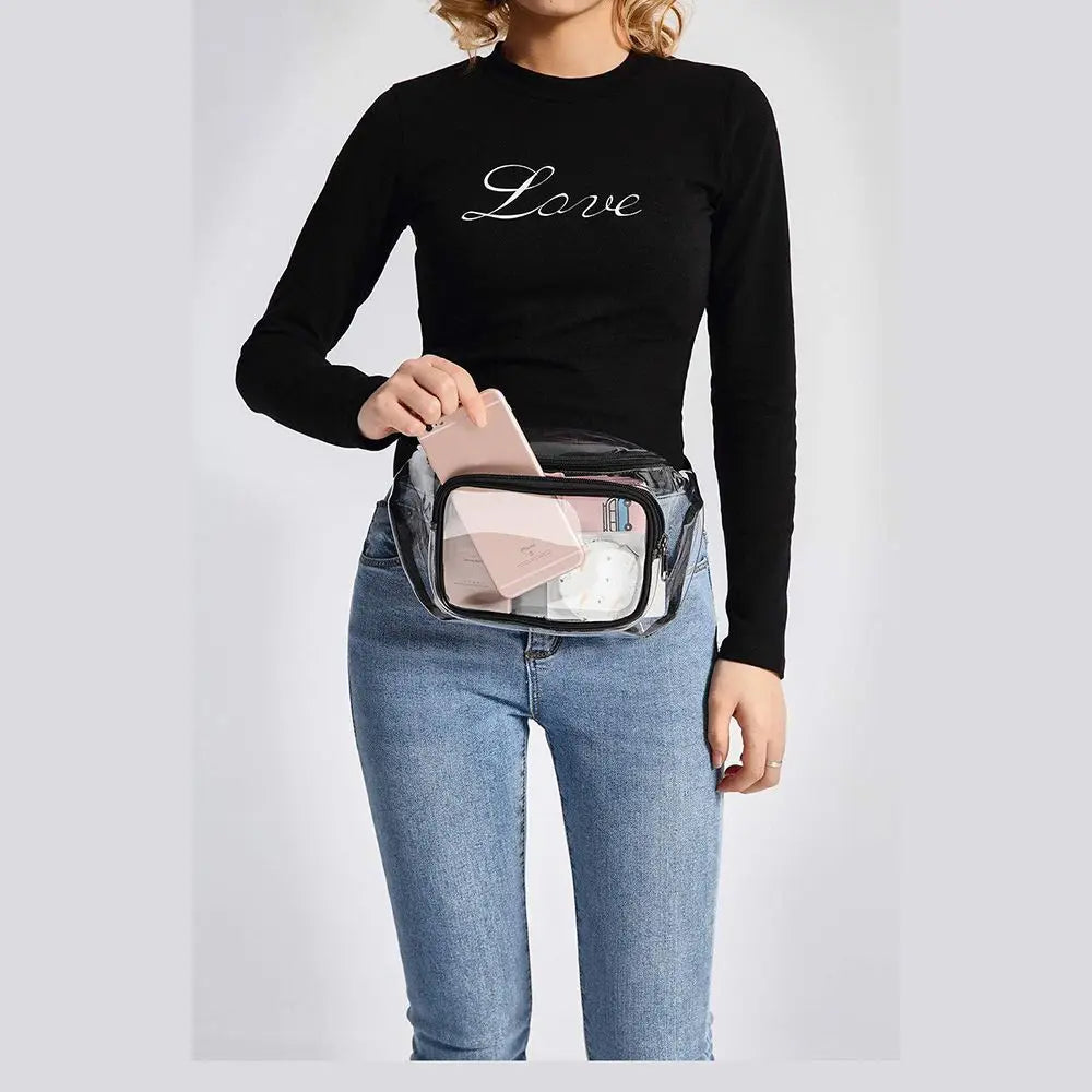 Stadium Approved Clear Waist Bag Waterproof Backpack Tote Bag