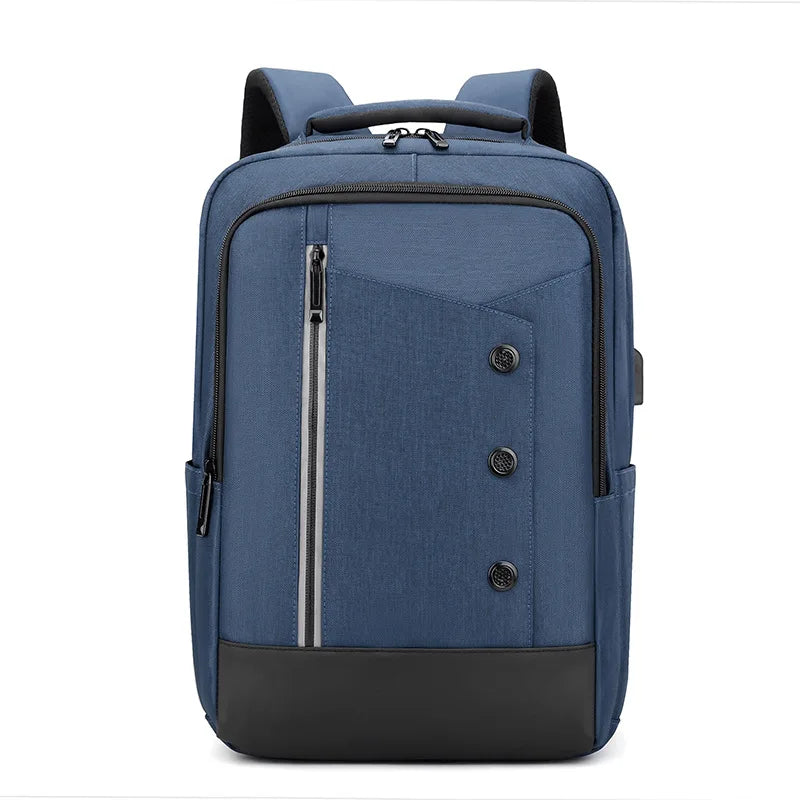 Waterproof Laptop Backpack USB Charging Men Bus
