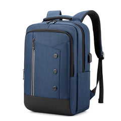 Waterproof Laptop Backpack USB Charging Men Bus