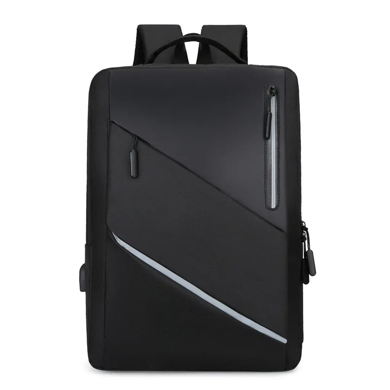 Waterproof Business Backpack Men Multifunction Reflective Backpacks USB
