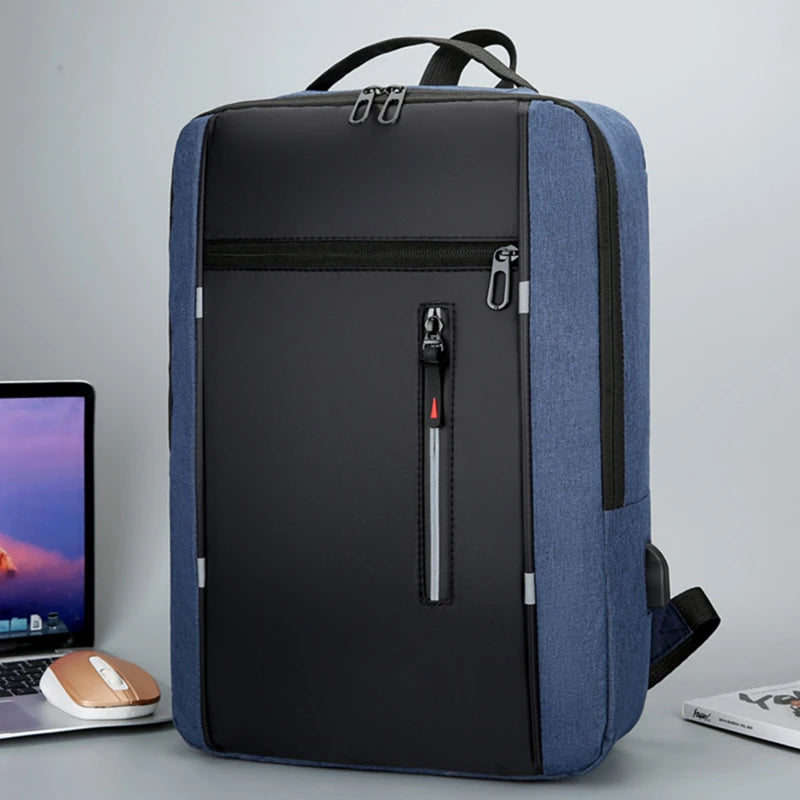 Waterproof Business Backpack USB School Laptop