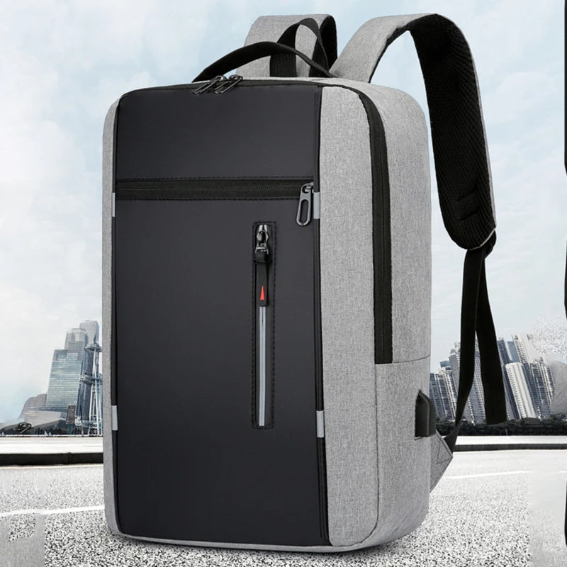 Waterproof Business Backpack USB School Laptop