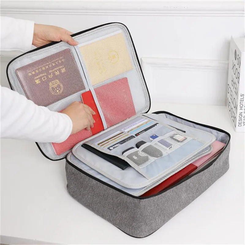 Waterproof Business Briefcase Bag Men Oxford Organizer
