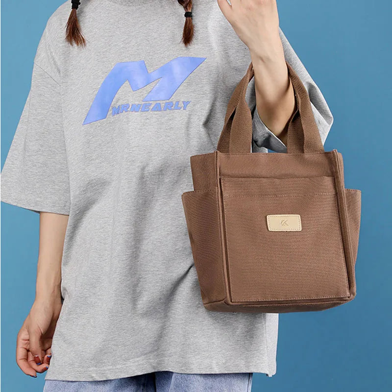 Waterproof Canvas Shoulder Bag for Women Messenger Ladies Crossbody Bag