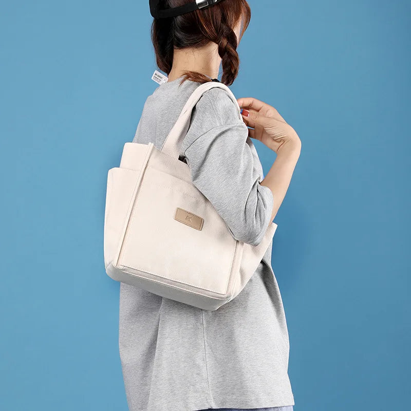 Waterproof Canvas Shoulder Bag for Women Messenger Ladies Crossbody Bag