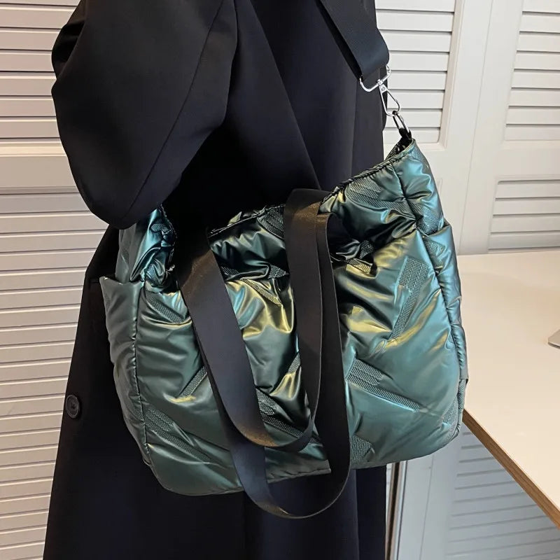 Waterproof Cloth Bag Ladies Tote Bag Large Capacity Casual Shoulder Bag