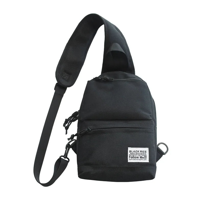Waterproof Oxford Shoulder Bags Casual Crossbody Chest Waist Fanny Pack