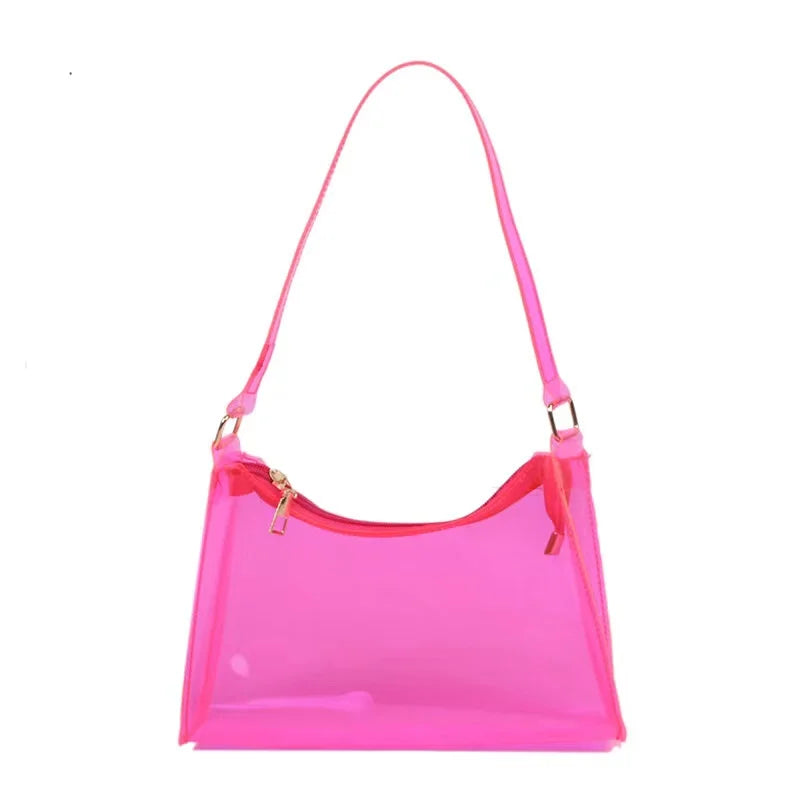 Waterproof Transparent Bags Women Handbags PVC Purse Single Shoulder PVC Handbag