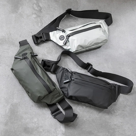 Waterproof Waist Bag Fanny Pack Outdoor Crossbody Bag Unisex Belt Bags