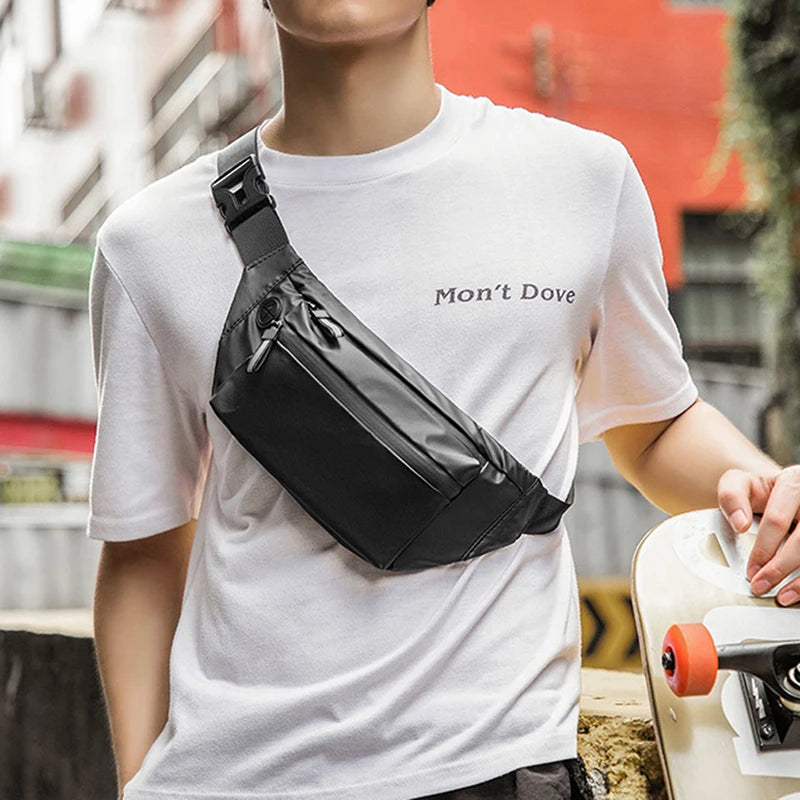 Waterproof Waist Bag Chest Pack Outdoor Fitness Crossbody Travel Bum Belt Bag