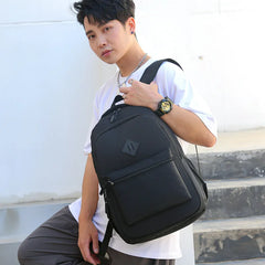 Waterproof Business Backpack USB Charging 15.6 Inch Laptop Casual Rucksack