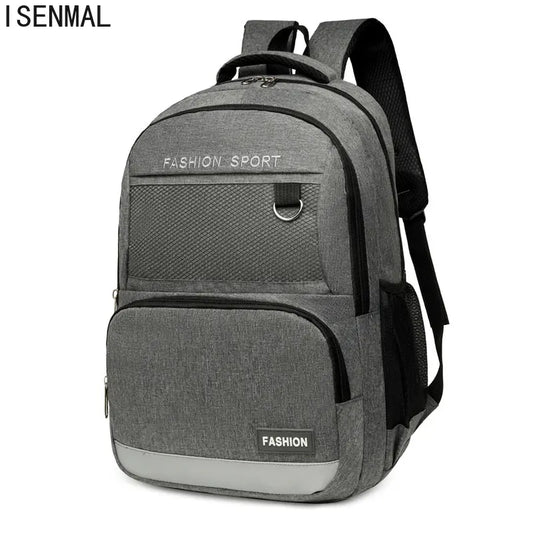 Waterproof Nylon Student School Backpack 15.6 Inch Laptop Bag