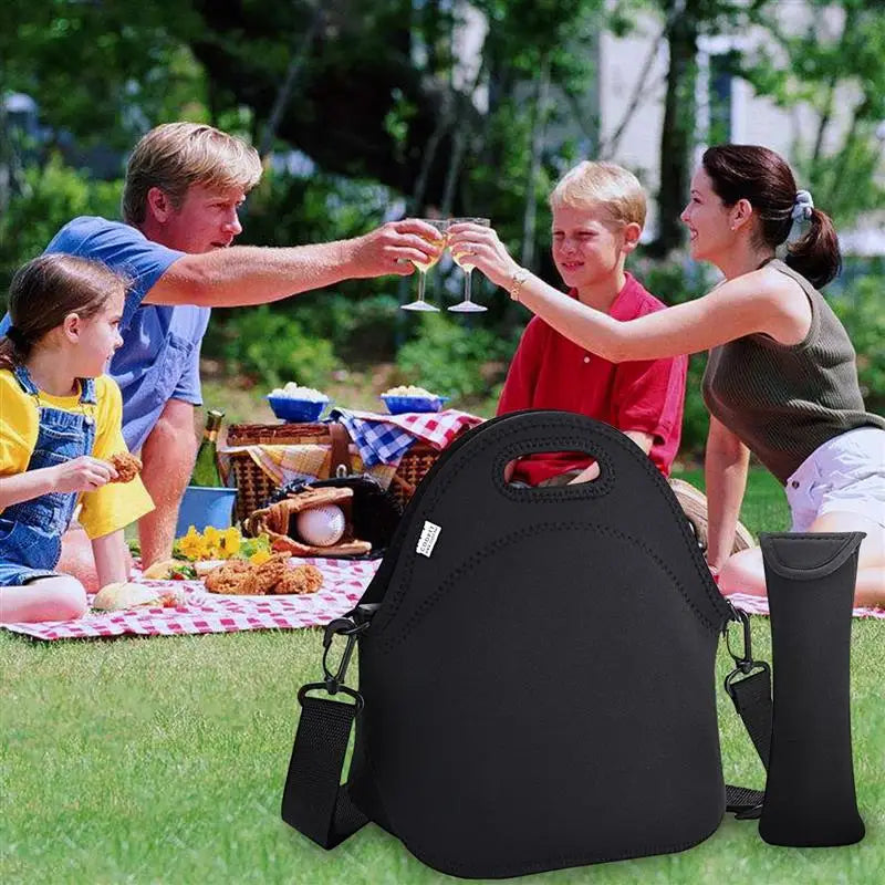 Waterproof Neoprene Lunch Bag Thermal Insulated Lunch Box Tote Cooler Bag