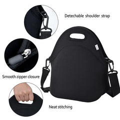 Waterproof Neoprene Lunch Bag Thermal Insulated Lunch Box Tote Cooler Bag