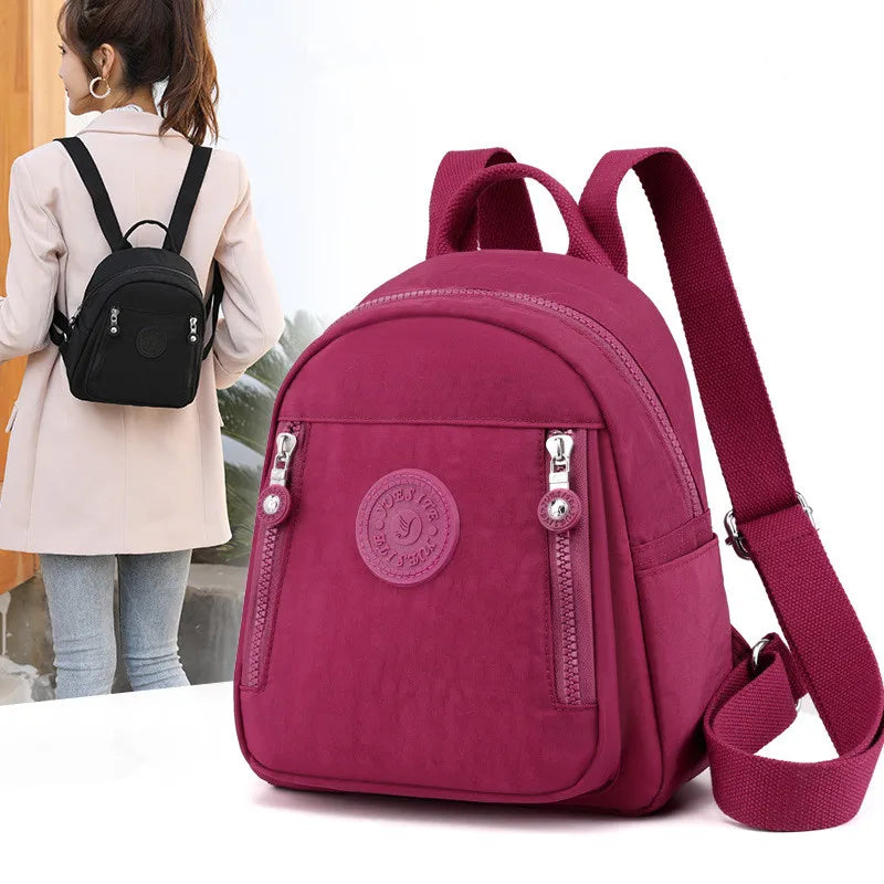 Waterproof Nylon Backpack 20201 Women Backpack Shoulder Bag Small