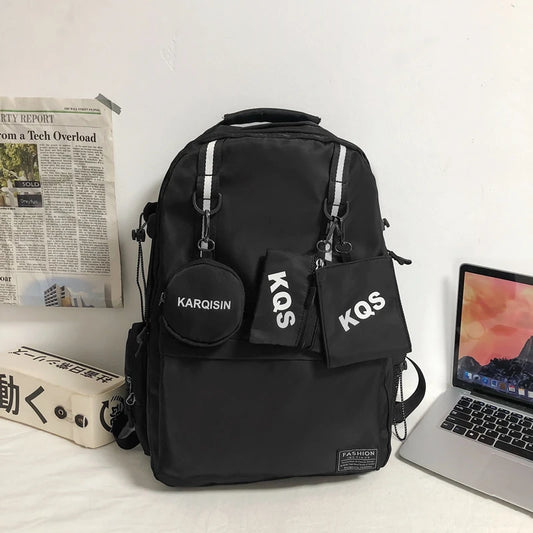 Waterproof Nylon Backpack Rucksack Outdoor Sports Bag Travel Camping Hiking