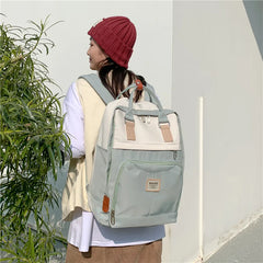 Waterproof Nylon Backpack for Women Men Boys Girls School Bag