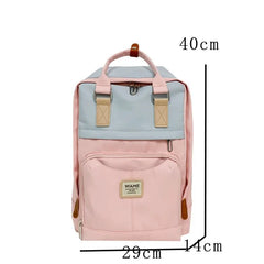 Waterproof Nylon Backpack for Women Men Boys Girls School Bag