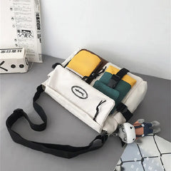 Waterproof Nylon Crossbody Bag for Women Men Messenger Bag