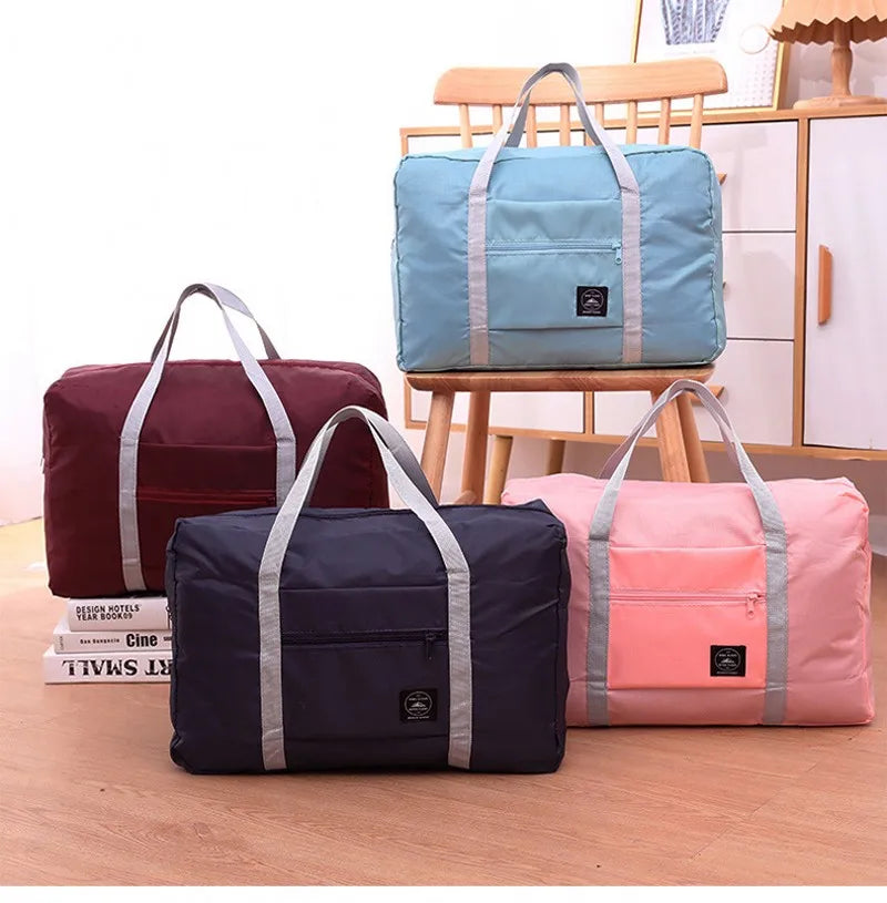 Waterproof Nylon Foldable Travel Bag Large Capacity Shoulder Bags