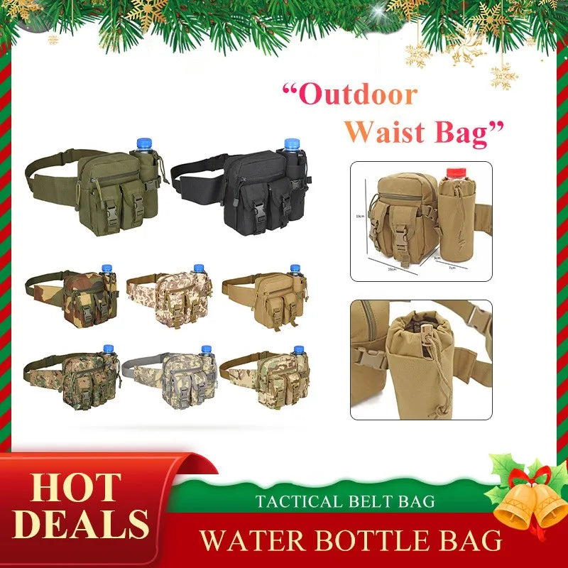 Waterproof Nylon Men Fanny Pack Military Tactical Drop Leg Bag