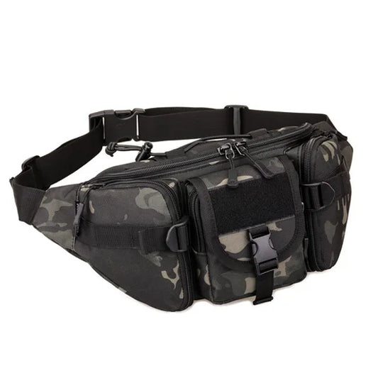 Waterproof Nylon Men Fanny Pack Tactical Waist Bag