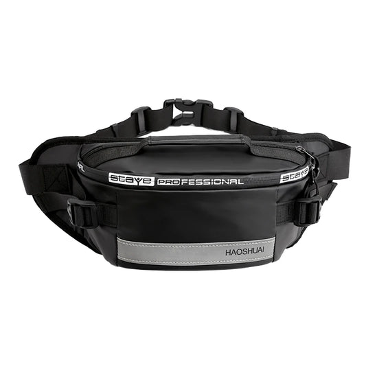 Waterproof Nylon Waist Bag Fanny Pack Reflective Belt Casual Travel Bag