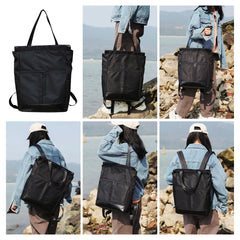 Waterproof Nylon Pockets Laptop Backpack Men Women Large Capacity