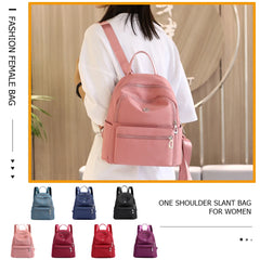 Waterproof Nylon Shoulder School Bags Travel Bagpack Girls Patchwork Backpack
