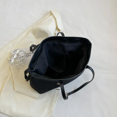 Waterproof Nylon Tote Bag For Women Hollow Out Shoulder Bag