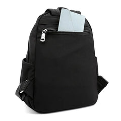 Embroidered Nylon Women Backpack for Teenage Girls