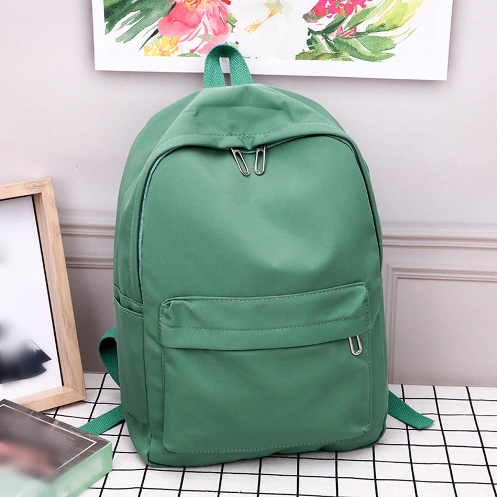 Waterproof Nylon Travel Backpack Schoolbag
