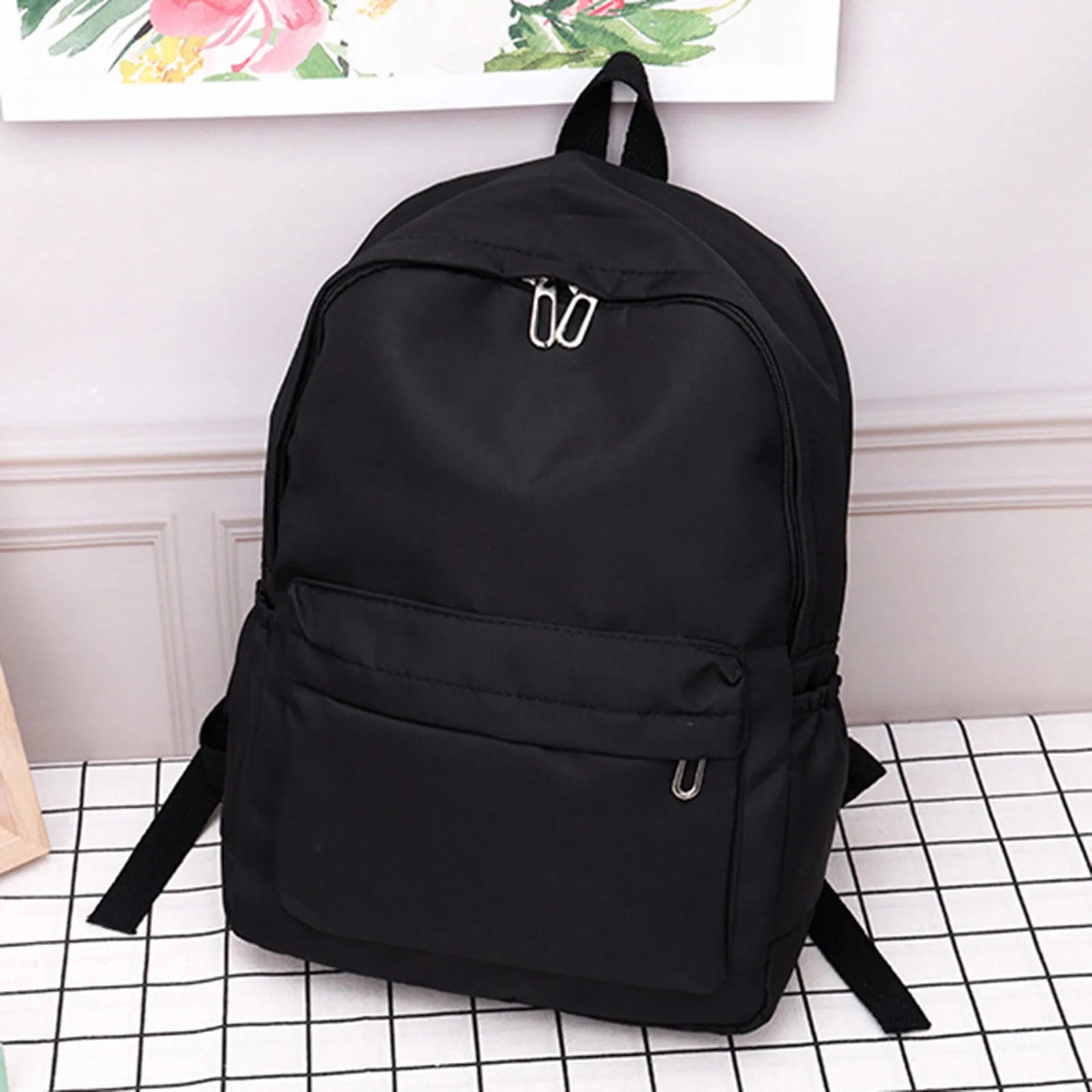 Waterproof Nylon Travel Backpack Schoolbag