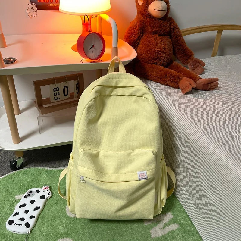 Waterproof Nylon Women Backpack Female Travel Bags Backpacks Schoolbag