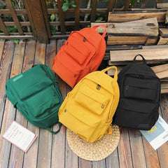 Waterproof Nylon Women Backpack Large Capacity Travel Computer Backpack