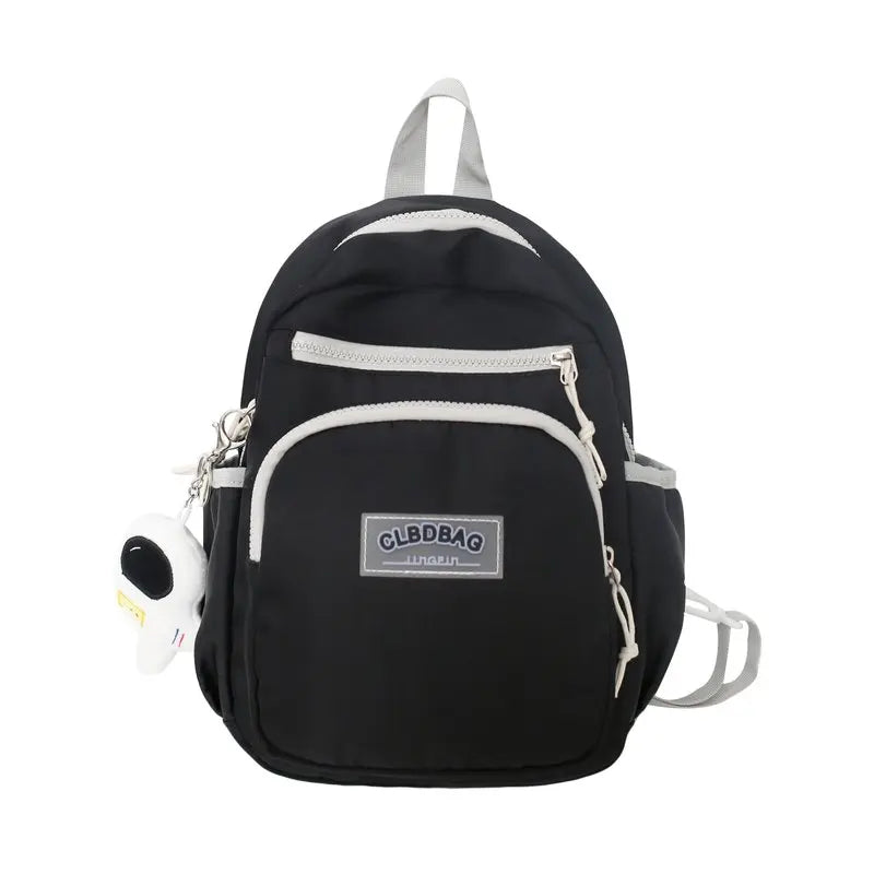 Waterproof Nylon Women Backpack Zipper School Bags For Teenagers