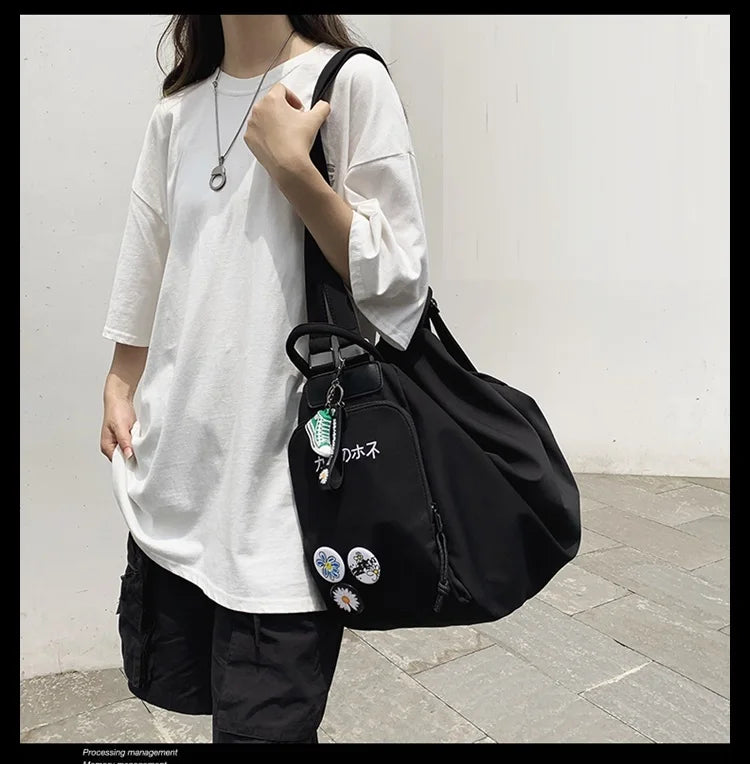Waterproof Nylon Women Backpacks Female Shoulder Bags School Bags for Teenager