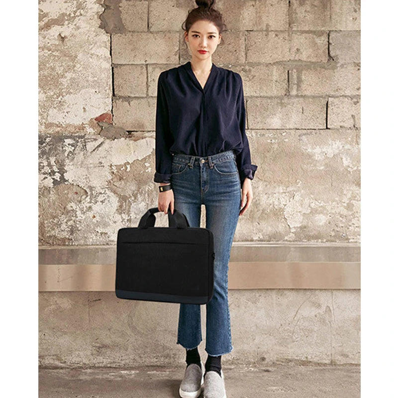 Waterproof Laptop Briefcase Messenger Shoulder Bag 15.6 Inch Business Handbag